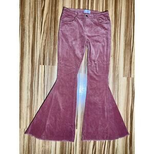 Pink Flare Jeans made by wisteria lane